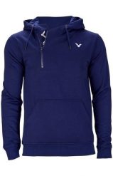 Bluza sportowa VICTOR V-03400 B. Niebieskie bluzy sportowe damskie VICTOR, xl, bez wzorów, z materiału, bez ramiączek, długie, bez kaptura. Za 219.99 zł.
