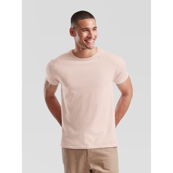 T-shirt Fruit Of The Loom Iconic 150 - różowy ballet, 100% bawełna. Brązowe t-shirty damskie Fruit of the Loom, m, bez wzorów, z bawełny, bez kołnierzyka. Za 124.99 zł.