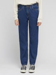 Lee Dżinsy - Tapered fit - w kolorze granatowym rozmiar: W25/L31. Niebieskie jeansy damskie Lee, z podwyższonym stanem. Za 92.21 zł.