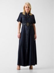 Marciano Guess Sukienka codzienna 181615 Niebieski Classic Fit. Niebieskie sukienki damskie Marciano Guess, na co dzień, z aplikacjami, bez kołnierzyka, bez ramiączek, proste. Za 1,559.99 zł.