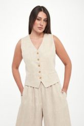 Kamizelka damska lniana Pace WEEKEND MAX MARA. Kamizelki damskie Weekend Max Mara. Za 1,199.00 zł.