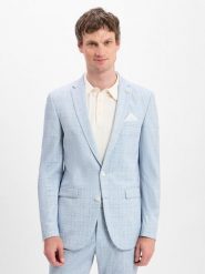 Finshley & Harding London marynarka garniturowa - Brixdon Mężczyźni Slim Fit niebieski, 44. Niebieskie marynarki męskie Finshley & Harding London, bez wzorów. Za 549.95 zł.