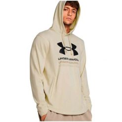 Bluza Męska Treningowa Sportowa Z Kapturem Under Armour. Brązowe bluzy sportowe męskie Under Armour, bez wzorów, sportowe, bez kołnierzyka, bez ramiączek. W wyprzedaży za 167.23 zł.
