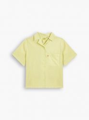 Levi´s Koszulka polo "Ari Resort" w kolorze żółtym rozmiar: M. Żółte bluzki damskie m, bez wzorów, bez kołnierzyka, bez ramiączek. Za 92.21 zł.