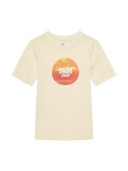 Jack & Jones Junior T-Shirt Varenna 12278349 Écru Regular Fit. T-shirty chłopięce JACK & JONES Junior, bez wzorów, z bawełny, bez ramiączek. Za 39.99 zł.