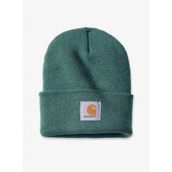 Czapka zimowa Carhartt Watch Hat - frosted balsam. Zielone czapki męskie Carhartt. Za 69.56 zł.