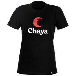 Koszulka damska Chaya. Czarne t-shirty damskie CHAYA, s, bez wzorów, z bawełny, bez kołnierzyka. Za 141.00 zł.