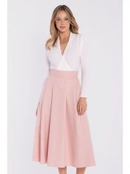 Stylove Spódnica w kolorze jasnoróżowym rozmiar: M. Różowe spódniczki damskie Stylove, m, bez wzorów, midi. Za 219.08 zł.