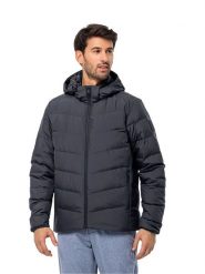 Jack Wolfskin Kurtka puchowa "Colonius" w kolorze granatowym rozmiar: M. Niebieskie kurtki męskie Jack Wolfskin, na zimę, m, bez wzorów, z puchu, bez kaptura. Za 434.85 zł.