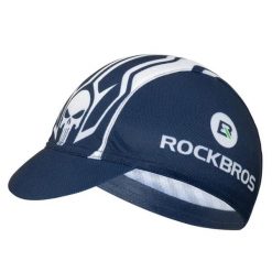 Czapka rowerowa Rockbros MZ10019 z daszkiem - niebieska. Niebieskie czapki męskie ROCKBROS, bez wzorów, z materiału. Za 74.00 zł.