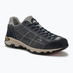 Buty turystyczne męskie Lomer Maipos Mtx Suede. Szare buty trekkingowe męskie LOMER, bez zapięcia, trekkingowe. Za 559.99 zł.