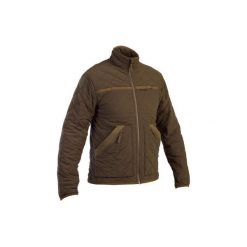 Kurtka myśliwska 500. Brązowe kurtki treningowe męskie SOLOGNAC, xl, bez wzorów, z materiału. Za 129.99 zł.