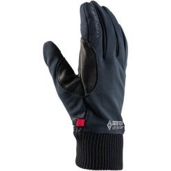 Rękawiczki multifunkcyjne dla dorosłych Viking Windcross GORE-TEX. Czarne rękawiczki damskie VIKING, na zimę, bez wzorów, z gore-texu. Za 169.90 zł.