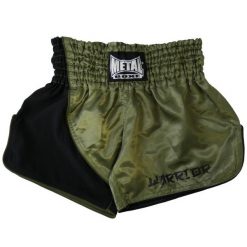 Krótki kick-boxing Metal Boxe Warrior. Zielone szorty męskie METAL BOXE, bez wzorów, z lycry. Za 178.50 zł.
