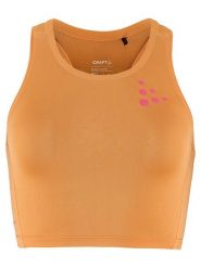 Craft Top sportowy "Pro Hypervent" w kolorze pomarańczowym rozmiar: S. Pomarańczowe topy damskie Craft, s, bez wzorów, z poliamidu, bez kołnierzyka. Za 66.00 zł.