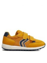 Geox Sneakersy J Alben Boy J459EC 01454 C2PF4 D Żółty. Żółte buty sportowe chłopięce Geox, z materiału, bez zapięcia. Za 159.99 zł.