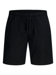 Jack & Jones Szorty "Jaiden" w kolorze czarnym rozmiar: M. Czarne szorty męskie Jack & Jones, z bawełny, bez kołnierzyka. Za 70.24 zł.