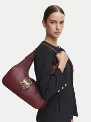 Just Cavalli Torebka Iconic Snakes 81RA4BA4 ZSA89 Czerwony ciemny. Czerwone torebki klasyczne damskie Just Cavalli, bez wzorów, bez dodatków. Za 794.99 zł.