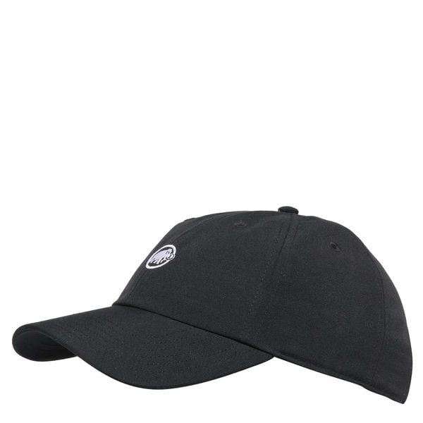 Czapka Z Daszkiem Mammut Dorośli. Czarne czapki męskie Mammut, bez wzorów, z materiału, sportowe. Za 184.99 zł.