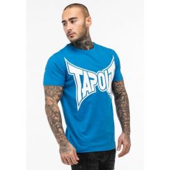 T-shirt o klasycznym kroju Tapout Logo. Białe t-shirty męskie TAPOUT, bez wzorów, z bawełny, bez kołnierzyka. Za 105.50 zł.