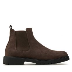 Sztyblety Pierre Cardin. Brązowe sztyblety męskie Pierre Cardin, bez zapięcia. Za 299.99 zł.
