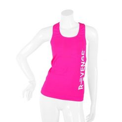 Koszulka bez rękawów techniczna damska techniczna Q-skin, czarna. Czerwone bluzki sportowe damskie R-EVENGE, l, bez wzorów, z elastanu, bez ramiączek. Za 168.90 zł.