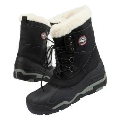 Buty sportowe Geographical Norway CARL BLACK. Czarne buty sportowe na co dzień męskie Geographical Norway, na zimę, z polaru, bez zapięcia, trekkingowe. Za 199.00 zł.