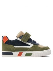 Geox Sneakersy B Kilwi Boy B45A7B 02214 CF3F4 M Khaki. Brązowe buty sportowe chłopięce Geox, ze skóry, bez zapięcia. Za 499.99 zł.