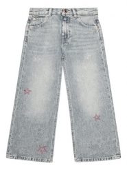 Guess Jeansy J5YA00 D5NJ0 Szary Regular Fit. Szare spodnie dziewczęce Guess, z bawełny. Za 229.99 zł.