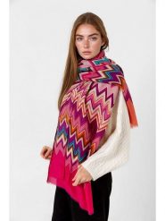 Lucky Bees Szal w kolorze różowym - 180 x 50 cm rozmiar: onesize. Różowe szaliki i kominy damskie Lucky Bees, bez wzorów, z materiału. Za 113.36 zł.