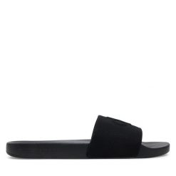 Klapki Calvin Klein Jeans. Czarne klapki i japonki męskie Calvin Klein Jeans, z jeansu. Za 119.99 zł.