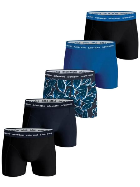 Bjorn_borg COTTON STRETCH BOXER 5p - Bokserki z bawełny ze streczem – MULTIPACK. Bokserki męskie Björn Borg, bez wzorów, z bawełny. Za 359.00 zł.