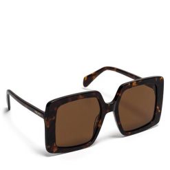 Okulary przeciwsłoneczne Nine West. Brązowe okulary przeciwsłoneczne damskie Nine West. Za 149.99 zł.