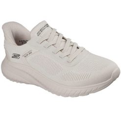Buty sportowe męskie Skechers Bob Squad Chaos Solid Step. Brązowe buty trekkingowe męskie Skechers, bez zapięcia, trekkingowe, Skechers Sport. Za 590.00 zł.