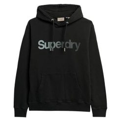 Bluza damska z kapturem Superdry Tonal Core. Czarne bluzy z kapturem damskie Superdry., l, z bawełny. Za 351.35 zł.