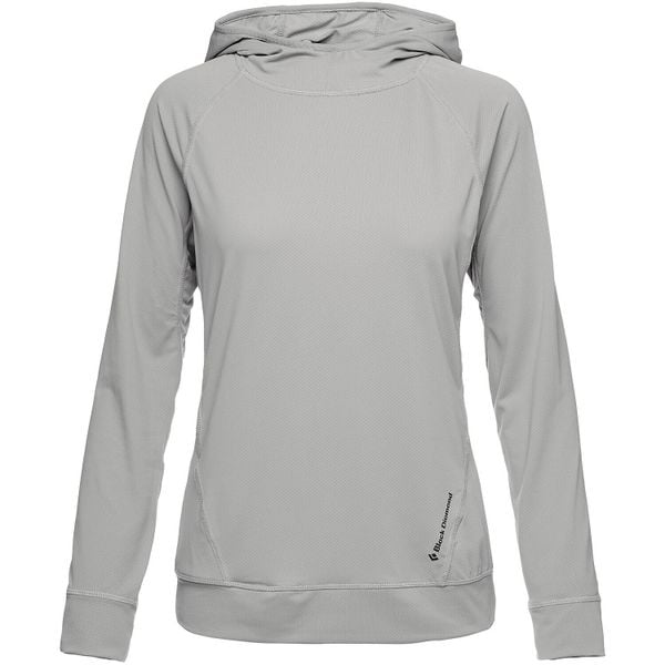 Bluza damska z kapturem Black Diamond Alpenglow. Czarne bluzy z kapturem damskie Black Diamond, l, z materiału. Za 400.65 zł.