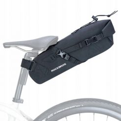 Torba podsiodłowa Rockbros 3 L wodoodporna odblask czarna. Czarne torebki klasyczne damskie ROCKBROS, bez wzorów, z materiału, duże, bez dodatków. Za 169.99 zł.