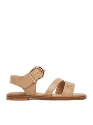 U.S. Polo Assn. Sandały EO-ADELA002K/6Y1 Beżowy. Brązowe sandały dziewczęce U.S. Polo Assn., ze skóry, bez zapięcia. Za 169.99 zł.