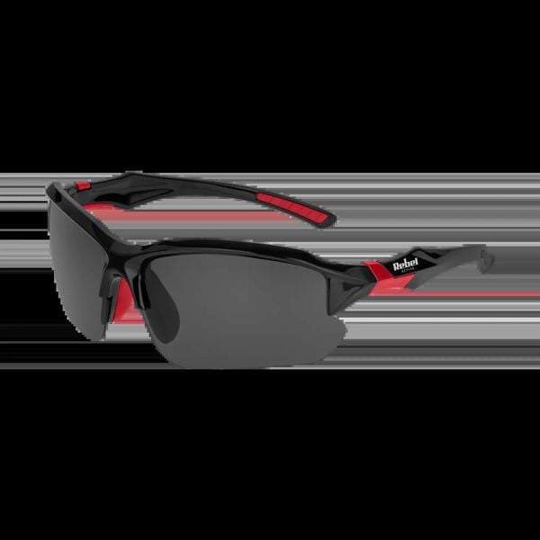 Okulary sportowe przeciwsłoneczne polaryzacyjne Rebel z polaryzacją UV 400. Brązowe okulary przeciwsłoneczne męskie REBEL ACTIVE, z materiału. Za 35.01 zł.