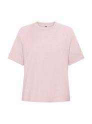 Clique Over-T Women Luźny T‑shirt z ring-spun bawełny – Candy Pink. Czerwone t-shirty damskie CLIQUE, l, bez wzorów, z bawełny, bez kołnierzyka. Za 125.13 zł.
