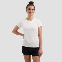 Funkcjonalna koszulka damska Rogelli PROMOTION LADY. Żółte bluzki sportowe damskie Rogelli, m, bez wzorów, bez ramiączek. Za 51.00 zł.