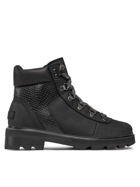Sorel Trapery Lennox™ Hiker Stkd Wp NL4841-011 Czarny. Czarne trapery damskie Sorel, ze skóry, bez obcasa. Za 839.99 zł.