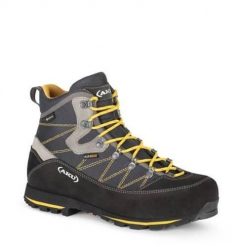 Buty trekkingowe męskie Aku Trekker L3 Gtx. Szare buty trekkingowe męskie Aku, z materiału, za kostkę, bez zapięcia, trekkingowe. Za 939.00 zł.