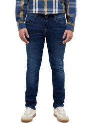 Mustang Dżinsy "Oregon" - Slim fit - w kolorze niebieskim rozmiar: W33/L32. Niebieskie jeansy męskie Mustang. Za 196.70 zł.