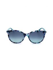 Swarovski Damskie okulary przeciwsłoneczne w kolorze niebiesko-turkusowym rozmiar: 56. Niebieskie okulary przeciwsłoneczne damskie Swarovski. Za 276.71 zł.