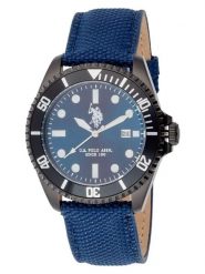 U.S. Polo Assn. Zegarek kwarcowy w kolorze niebiesko-czarnym rozmiar: onesize. Niebieskie, analogowe zegarki męskie U.S. Polo Assn., ze stali. Za 448.99 zł.