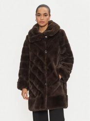 Joseph Ribkoff Futro 243904 Brązowy Loose Fit. Brązowe futra damskie Joseph Ribkoff, xl. Za 1,549.00 zł.