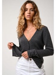 AUTHENTIC CASHMERE Kaszmirowy kardigan "Chalais" w kolorze antracytowym rozmiar: L. Czarne kardigany damskie AUTHENTIC CASHMERE, l, bez wzorów, z kaszmiru. Za 335.02 zł.