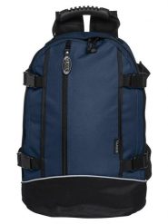 Clique Backpack II pojemny plecak sportowy z 600D poliestru – navy. Niebieskie plecaki damskie CLIQUE, bez wzorów, z gumy, sportowe. Za 175.56 zł.