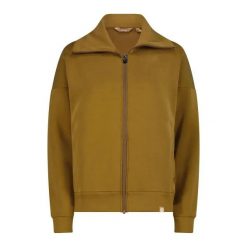 Damska satynowa modalna rozpinana bluza CMP. Brązowe bluzy bez kaptura damskie CMP, xs, z satyny. Za 312.50 zł.